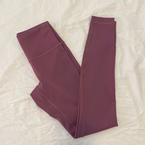 lululemon Wunder Train High Rise Tight 28” - Vintage Plum